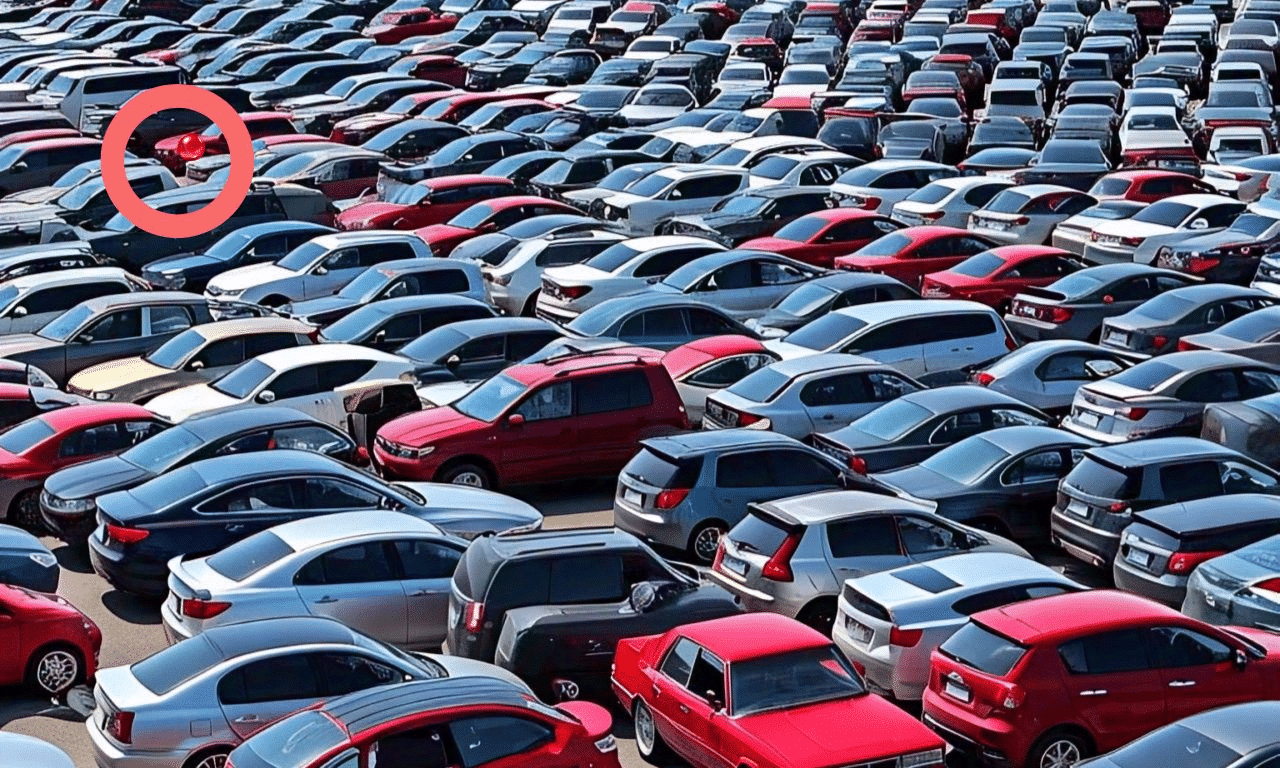 Riesci a individuare il teaser cerebrale a sfera? Metti alla prova la tua vista acuta e prova il tuo alto QI trovando la palla nascosta tra le auto in meno di 7 secondi!